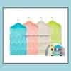 Opbergtassen 4 kleuren 16 zakken helder boven deur hangende tas schoenrek hanger opgeruimde organizer mode huis SN2372 drop levering garde dhsv6