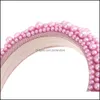 Hoofdbanden Hoge kwaliteit Imitatie Pearl Ladies Hair Hoop Party Performance Decoratie Decoratie Hoofdkleding Women Accessoires Organisator Nieuw Drop D OTPO7