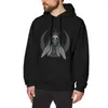 Capuzes masculinos de renovação oculta caveira homens com capuz de moletom algodão da moda de algodão Death Death Gothic Dark Horror Goth Hoodie Pulloves gráficos