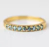 Wedding Rings 3pcs / Set Light Luxury Style Blue Purple Zircon Exquisite Women's Engagement Jewelry Gift For Women