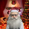 Partymasken Unisex Weihnachtsmaske Weihnachtsmann Alter Mann Realistische Latex Erwachsene 2023 Cosplay Tools Xams GefälligkeitenParty