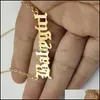 Collane con ciondolo Collana zodiacale Vergine Gemelli Oroscopo Oroscopo Acquario Cancro Leone Acciaio inossidabile Capricorno Costellazione 15 Q2 Drop Dhfwe