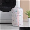 Laundry Bags Newbag Pecial Anti Deformation Mesh Protection Roller In Pouch Clothes Sack Bra Underwear A Set Of 6Pc Rre12257 Drop De Otcjm