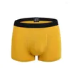 Underbyxor 6st/Lot Herrbyxor Underkläder Mens Boxer Bambu Fibe Shorts Modal Boxershorts Man Homme Cuecas Masculina