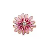 Charms 925 Sterling Sier Pink Daisy Flower Charm Beads Fit Original Pandora Bracciale Creazione di gioielli Accessori Whole Drop Delivery Dh5Qh