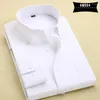 Men's Dress Shirts High Quality Button Down Long Sleeve Slim Fit Men Shirt 2023 Autumn Designer Solid Male Clothing Business M-4XL