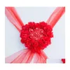 Party-Dekoration, Herzform, einfach zu installieren, Herzstück, Hochzeit, Auto, Blumenkranz, leicht, DIY, Valentinstag, künstliche Seide, 1 Tropfen Dhxgo