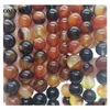 Charms Onevan Dream Onyx Agate Charm Beads 10Mm Smooth Loose Stone Bracciale Collana Creazione di gioielli Accessori fai da te o design regalo D Dhwba