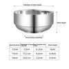 Миски 1 % из нержавеющей стали чаши с двойной стенкой изолированной металлической закуски двойной многослойный многофузорный
