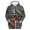 Herren Hoodies 2023 Herbst Winter Langarm Ritter Lässige Mode Einzigartige Persönlichkeit Stil Männer Kleidung Sweatshirt Polyester Stoff