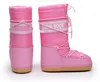 Boots 2022 Winter Women Snow Thick Platform Warm Waterproof Non-slip Lace Up Middle Calf Pink Female Ski 221215