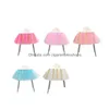 Other Event Party Supplies Chair Skirt Table Tablecloth Tle Tutu Birthday Wedding Decoration Baby Shower Gift Craft Diy Favor Cand Dhhn8