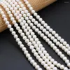 Beads 7-8mm Natural High Quality Freshwater Pearl Potato Real Pearls For DIY Charms Bracelet Necklace Jewelry Making Strand 36cm