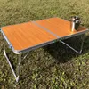 Meubles de Camp Mini Table pliante en plein air en aluminium Camping densité conseil Portable pique-nique barbecue petit ordinateur