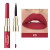 Lip Gloss Korean 12 Farbe Flüssiger Lippenstift Matte rote Lippen Make -up wasserdicht lang anhaltend Nackt Pink Liner Stifte Malip
