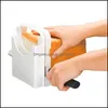 Backen Gebäck Werkzeuge Brot Laib Toast Slicer Bagel Cutter Schneiden Schneiden Guide Mold Maker Praktische Küche Zubehör Drop Deliv DH9TZ