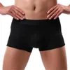 Underpants Boys Boxers 남자 속옷 통기성 단색 복서 쇼트 반바지 Ropa Sexy Hombre Homewear Cotton