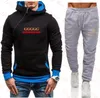 Designer TrackSuits Mężczyźni Ubrania Zestawy Sets Spring Autumn Zima Logo drukowanie Zestaw z kapturem Zestaw z kapturem z kapturem bluza z kapturem i spodni swobodny garnitur do joggingu męskiego