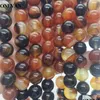 Charms Onevan Dream Onyx Agate Charm Beads 10Mm Smooth Loose Stone Bracciale Collana Creazione di gioielli Accessori fai da te o design regalo D Dhwba