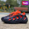Tasarımcı Sandalet Erkek Kadın Adifom Q sandal slaydı beyaz turuncu çekirdek siyah karbon darbesi Halo mavi alüminyum terlik slaytlar ayakkabı me9748220