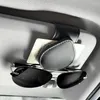 Interieur accessoires autoglazen houder rekening opslagmap multifunctionele geïntegreerde metalen zonnebril