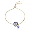 Braccialetti con ciondoli Gioielli di moda Bracciale Malocchio Rhinstone Blu Consegna goccia Dhqb9