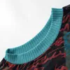 Women Thirt Designer Spring Autumn Autunno 2023 2023 Pullover rotondo Pullover Long Mash Mesh Printing Casual Ladies Shirt