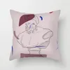 Cuscino 2 PZ Morandi Statua Graffiti Breve Peluche Federa Divano Può Essere Personalizzato 45x45