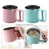 Baking Pastry Tools Handheld Flour Sifter With Handle Household Stainless Steel Shaker Strainer For Tool Kitchen Accessories Drop Dhnit