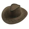 Berets 2023 Fashion Summer Sun Cowboy Hat