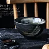 Platos Vajilla de estilo japonés para una persona Juego de cerámica Hogar Creativo Simple Solo 5 piezas Tazón y plato Restaurante