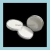 Storage Boxes Bins Plastic Coin Cases Holder 70Mm Large Clear Container Display Box With Pad Ring Sn3417 Drop Delivery Home Garden Dhtin