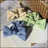 Headbands Solid Color Headband Knot Hair Hoop For Women Simple Fabric Cross Girls Hairband Accessories 3Pcs/Set Drop Delivery Jewelr Otlkk