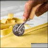 Cuisson Pâtisserie Outils Ravioli Stamp Classique Cutter Maker Manche En Bois Pâtes Moule Outil Pâte Trancheuse Cookie Drop Livraison Maison Jardin Dh2Ni