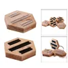 Jewelry Pouches Wooden Ring Display Stand For Rings Earrings Selling Home Organizing 3 Slots Gifts Holder Showcase Trays