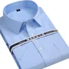 Men's Dress Shirts Plus Size 4XL 5XL 6XL Men's Summer Short Sleeve Shirt Soft Social Non-iron Basic Business Work Solid Smart Casual