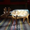 Lâmpadas de mesa Sky Star Deer Lâmpada de Natal Presente Sweet Small Night Lights Nordic Glass Led Desk da cabeça A cama