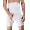 Body Shapers da uomo Shaper da uomo Controllo della pancia Pantaloncini modellanti dimagranti Vita alta Addome Rifilatura Boxer Pantaloni elasticizzati Cincher del ventre