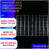 Storage Boxes Bins 24/36/40 Transparent Grid Acrylic Cosmetic Display Stand Lipstick Box Makeup Make Up Case Sundry Jewelry Tools Dhvif