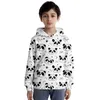 Męskie bluzy bluzy modna kreskówka Panda 3D Printing Osobowość Dzieci Moda moda z kapturem cienki polar Hoodiemen's Simo22