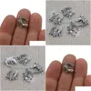 Charms 20Pcs Ciondoli lucertola placcati argento per creazione di gioielli Bracciale Accessori fai da te 21X1M Risultati consegna goccia Componenti Dhaud