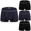 Underpants 4 PCs biancheria intimo Shorts per uomini sexy stivali gay traspirato per il pene mobili da uomo tronchi morbidi mutandine maschile cotone boxer#g30