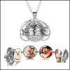 Médaillons Personnalisé Magic P O Expanding Collier Pour Femmes Hommes Garçon Fille Famille Mémoire Flottant Médaillon Pendentif Angel Wings Flash Box Otz58