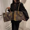 Omuz çantaları klasik moda elmas çanta deri el çantası büyük tuval tote alışveriş çantası küçük kese kahverengi lüks ile birlikte