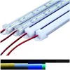 LED -stånglampor 50 cm 100 cm DC12V Ljus hög ljusstyrka 5630 med PC ER Hård strip skåp Vägglampa Drop Leverans Ljussemester OTCDO