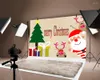 Party Decoratie Milsleep Merry Chirstmas Green Achtergrond Kerstmis Deer Pograph Fashionable Festival achtergrond PO Decorations