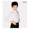 Stage Wear Drop Boy's Latin Dance Black/White Long Rleeve T-shirt do tańca Kostium A0008