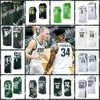 Koszykówka uczelni nosi NCAA Michigan Basketball Jersey Cassius Winston Aaron Henry Matt McQuaid Xavier Tillman Joshua Langford Foster