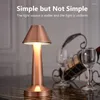 Table Lamps Portable USB LED Chargeable Desk Light Vintage Bar Night Lights Coffee Shop Lamp Bedroom Bedside Home Decor