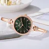 Wristwatches Luxury Bracelet Watches Set For Women Fashion European Banquet Jewelry Ladies Watch Birthday Gifts 2023 Montre